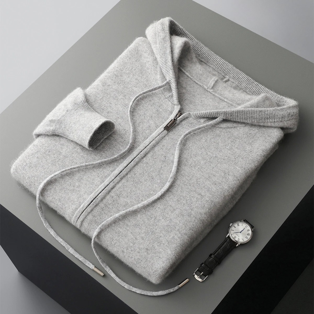 Wealden Cashmere Zip Hoodie
