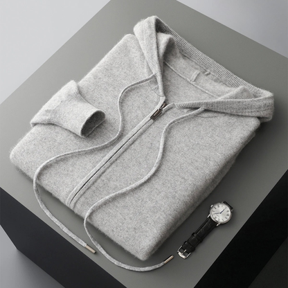 Wealden Cashmere Zip Hoodie