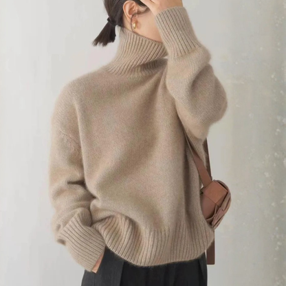Amélie Cashmere Turtleneck Sweater