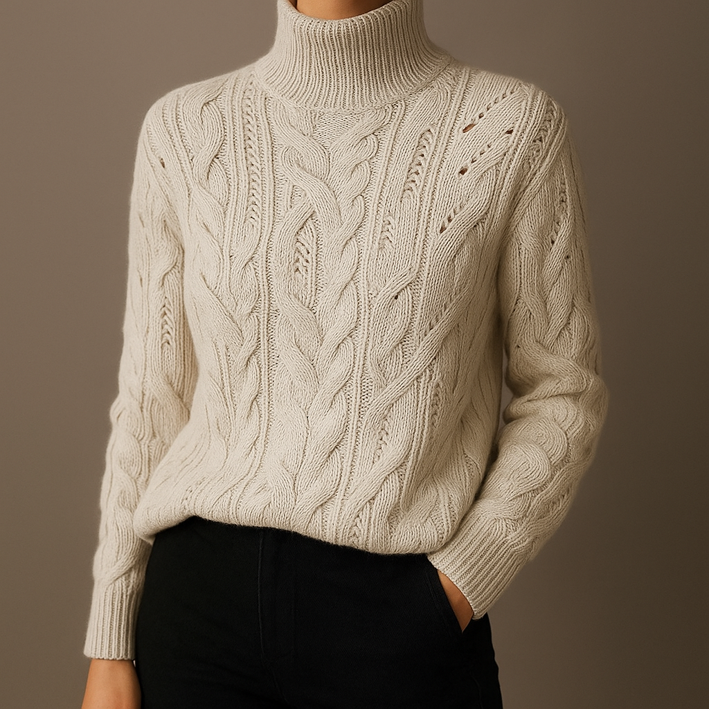 Serene Knit Turtleneck Sweater