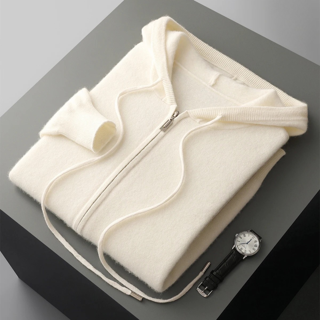 Wealden Cashmere Zip Hoodie