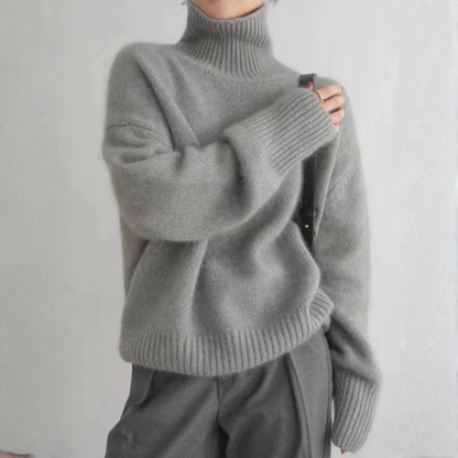 Amélie Cashmere Turtleneck Sweater