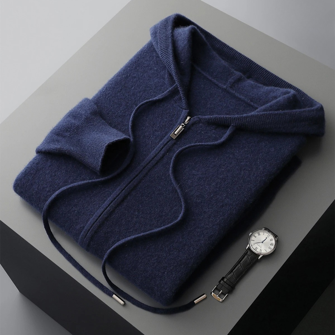 Wealden Cashmere Zip Hoodie