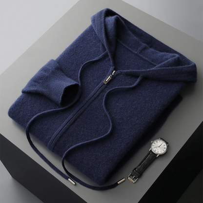 Wealden Cashmere Zip Hoodie