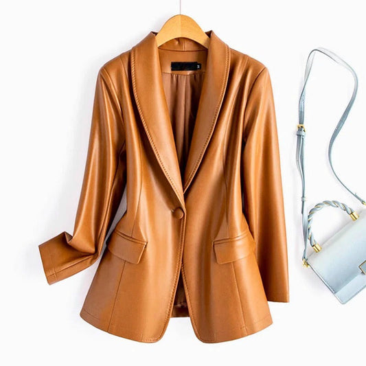 Carrington Leather Blazer