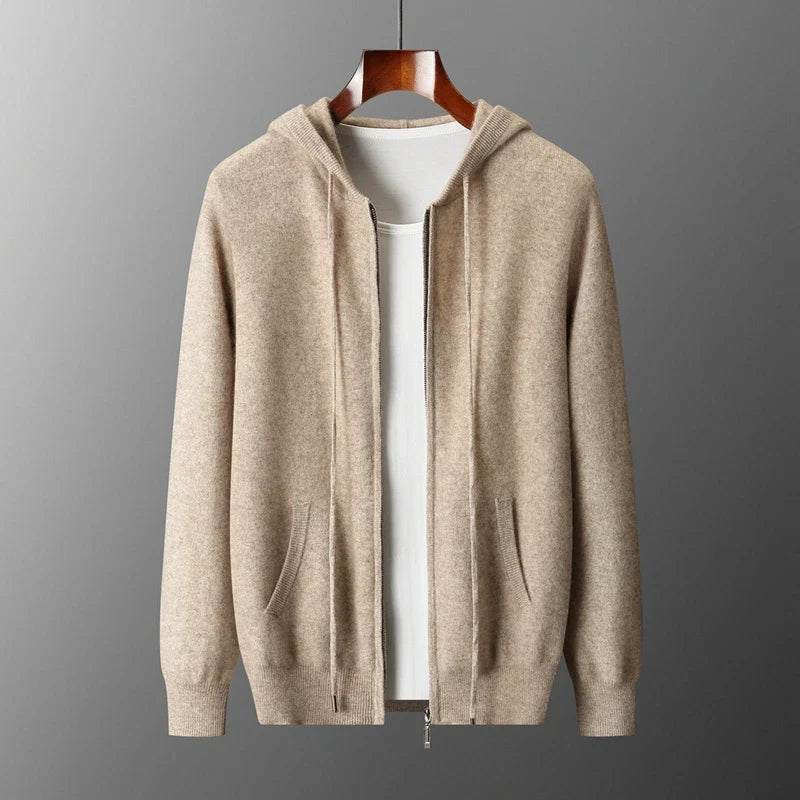 Wealden Cashmere Zip Hoodie