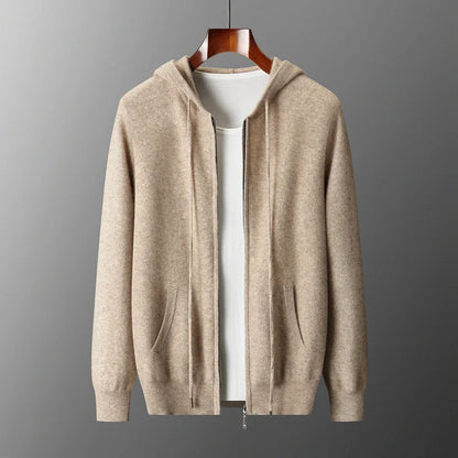 Wealden Cashmere Zip Hoodie
