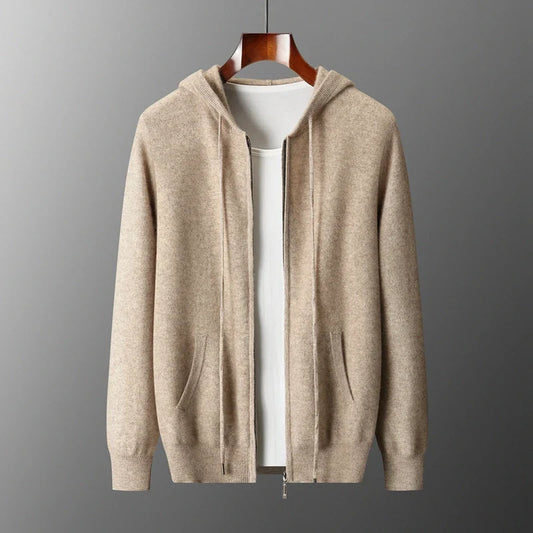 Wealden Cashmere Zip Hoodie