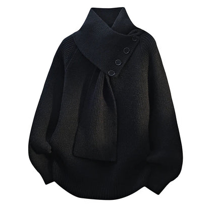 Laurianne Scarf-Neck Knit