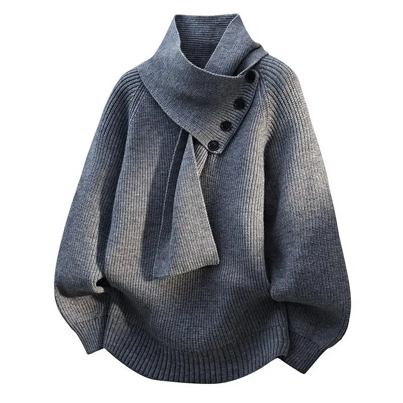 Laurianne Scarf-Neck Knit