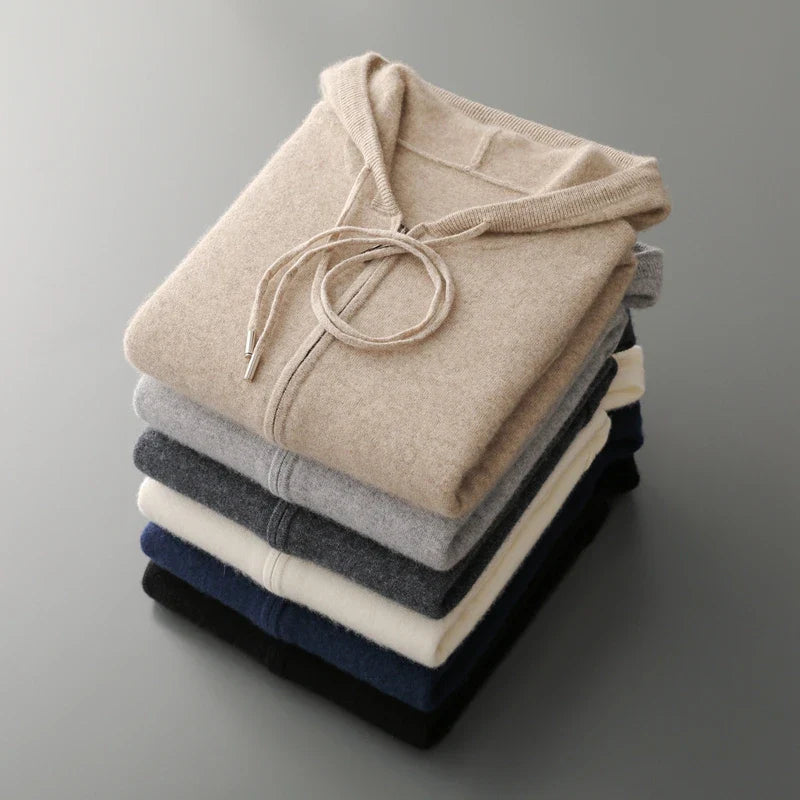 Wealden Cashmere Zip Hoodie