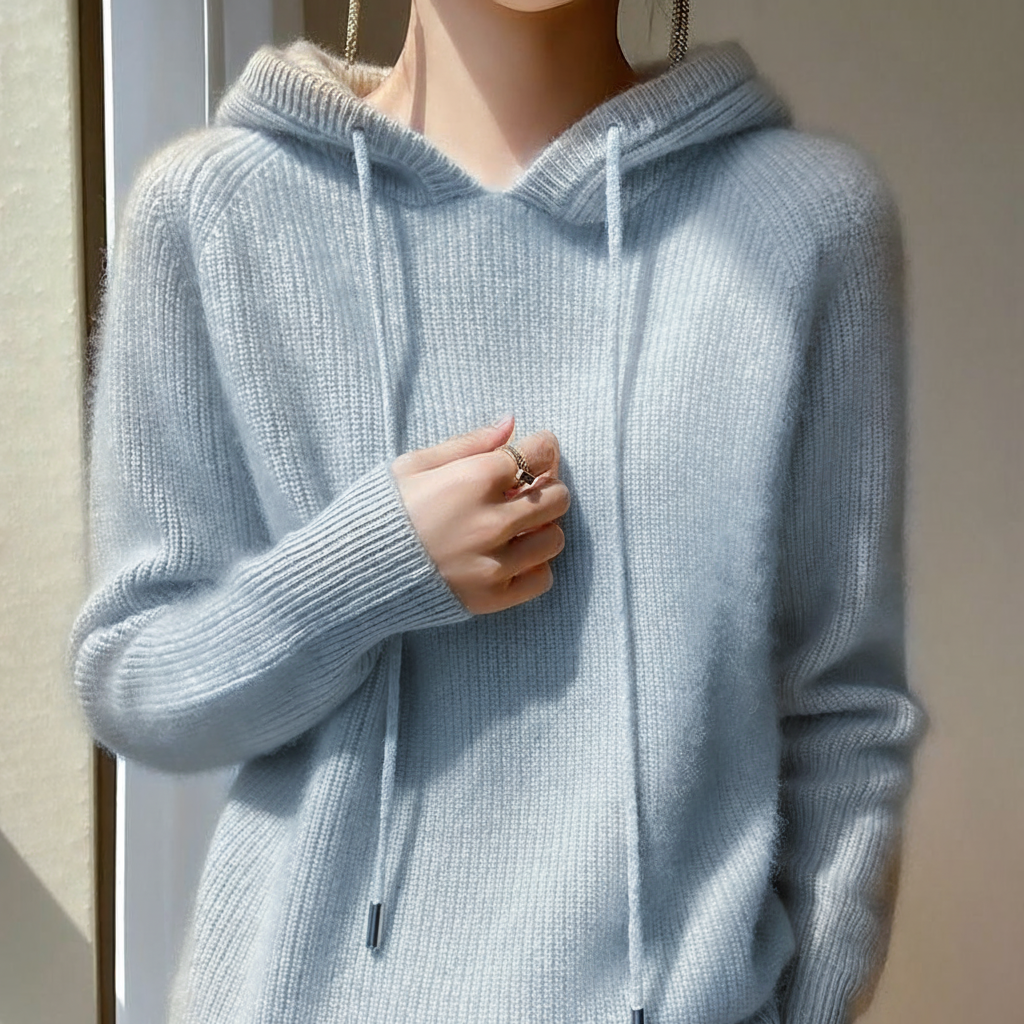 Coralie Cashmere Cloud Hoodie